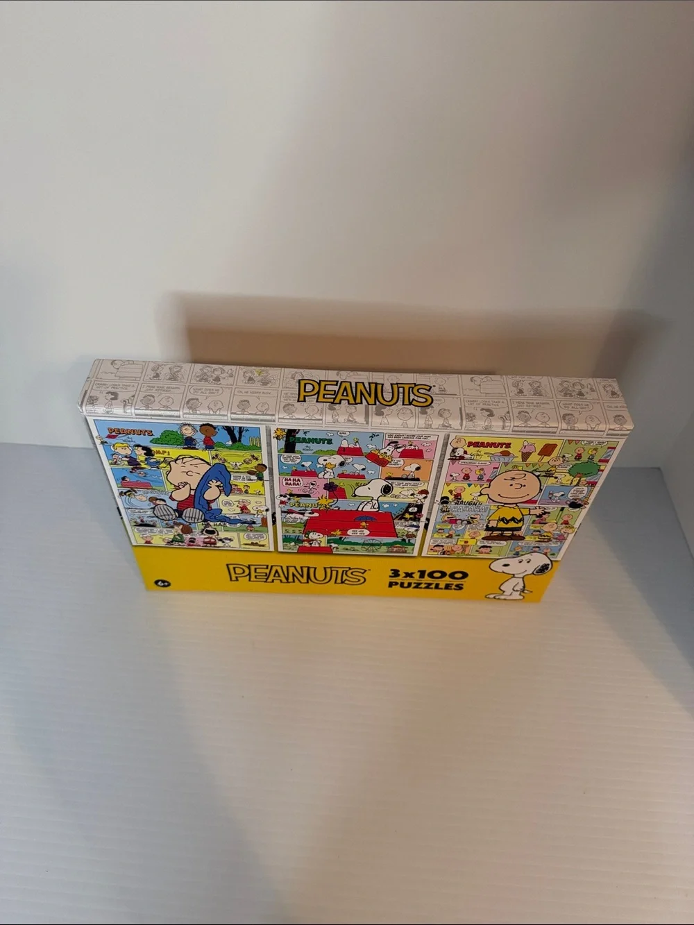 Peanuts 3 x 100 Pc Jigsaw Puzzles, Brand New-Sealed Box!